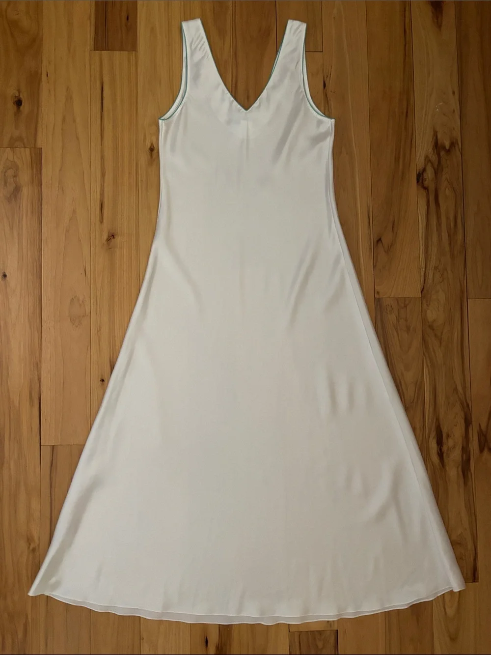 CHRISTIAN DIOR | VTG Bridal White Elegant Slip Dress Satin Nightgown | Size S